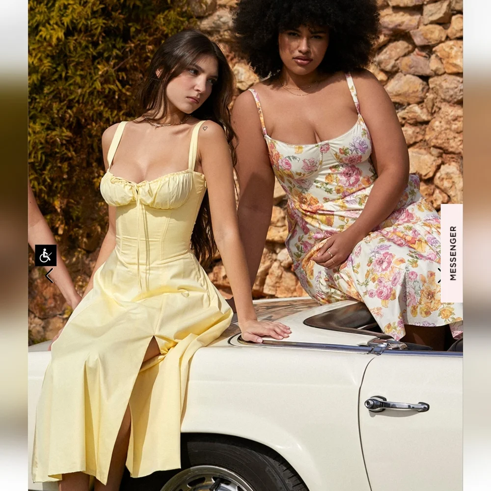 House of CB Carmen Buttercup Bustier Sundress - Picture 10 of 16